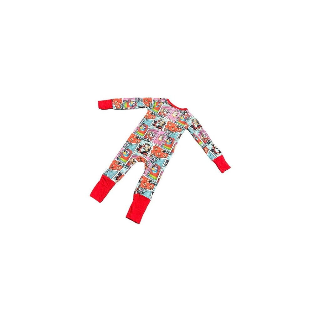 Unbranded | Bluey Grannies Bamboo Zippie | 3-6m - Picture 2 of 4